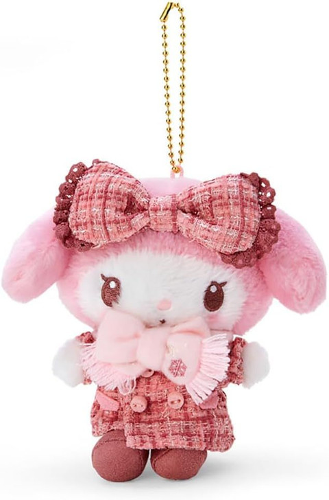 Sanrio Plush Mascot Holder - My Melody (Winter Outfits)