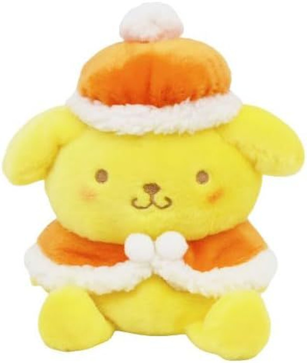 Nakajima Plush Toy - Sanrio Pom Pom Purin Christmas Bobble Hat