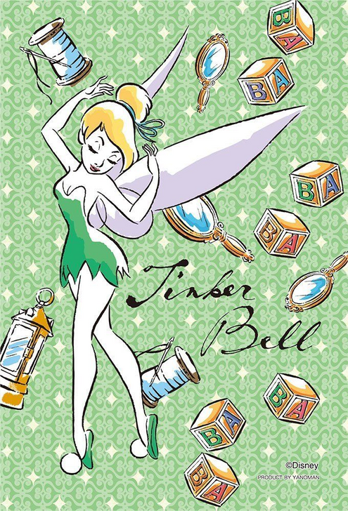 Yanoman Prism Art Jigsaw Petit Puzzle 97-108 Disney Tinker Bell (70 Pieces) (4979817971086)