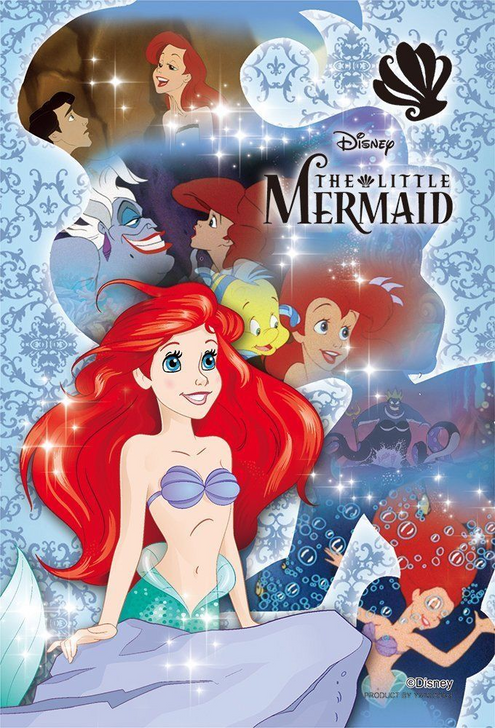 Yanoman Prism Art Jigsaw Petit Puzzle 97-112 Disney Little Mermaid (70 Pieces) (4979817971123)