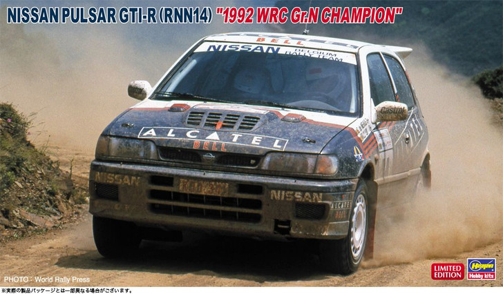 Hasegawa 1/24 Nissan Pulsar GTI-R (RNN14) '1992 WRC Gr.N Champion' Plastic Model