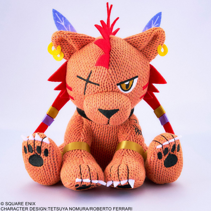 FINAL  オレンジ ぬいぐるみ Remake Amigurumi Plush Toy Red XIII (Final Fantasy VII)