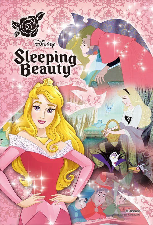 Yanoman Prism Art Jigsaw Petit Puzzle 97-114 Disney Sleeping Beauty (70 Pieces) (4979817971147)