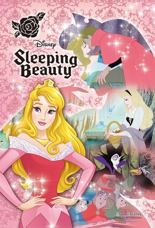 Yanoman Prism Art Jigsaw Petit Puzzle 97-114 Disney Sleeping Beauty (70 Pieces)