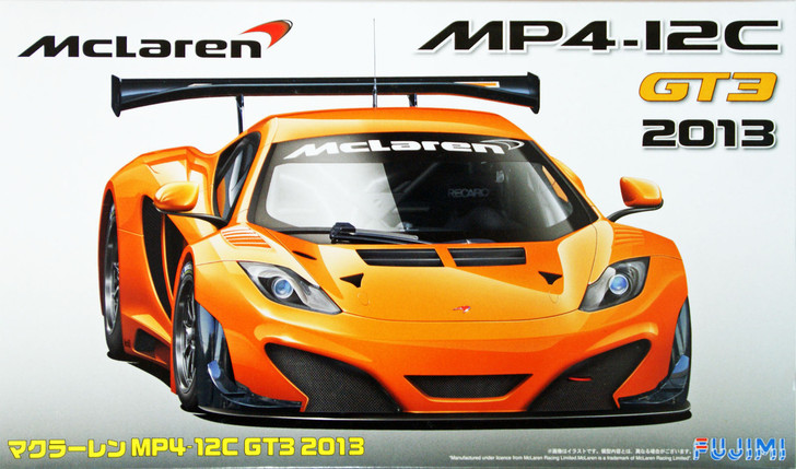 Fujimi RS-62 McLaren MP4-12C GT3 2013 1/24 Scale Kit 125879 (4968728125879)