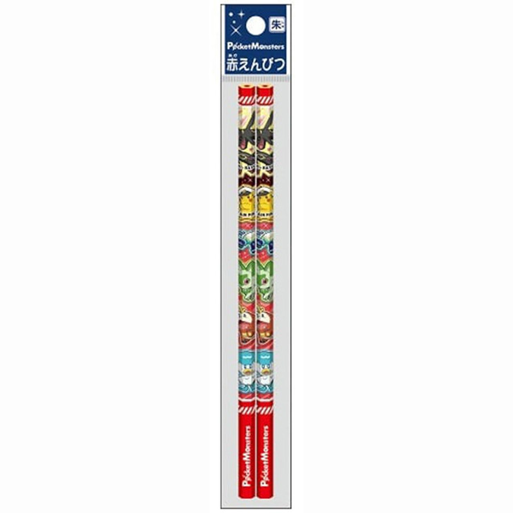 Showa Note Pokemon Center Captain Pikachu and Friends 2B Red Pencil