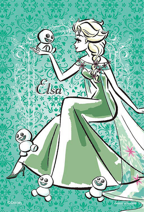 Yanoman Prism Art Jigsaw Petit Puzzle 97-120 Disney Frozen Elsa (70 Pieces) (4979817971208)