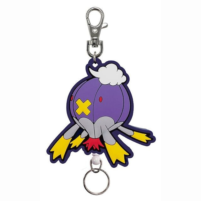 SK JAPAN Pokemon Center Rubber Reel Keychain Drifblim