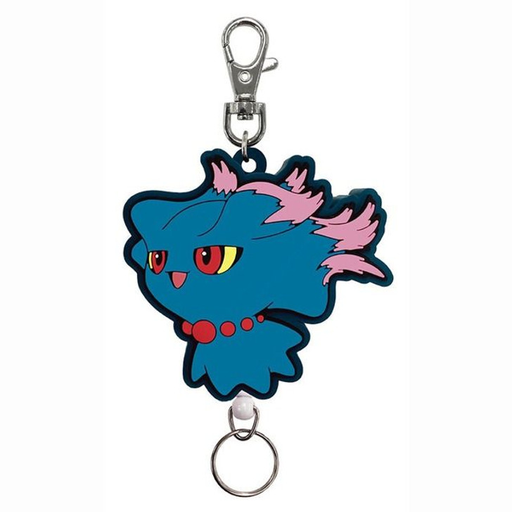 SK JAPAN Pokemon Center Rubber Reel Keychain Misdreavus