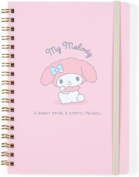 Sanrio B6 Size Ring Notebook My Melody (Plushie)