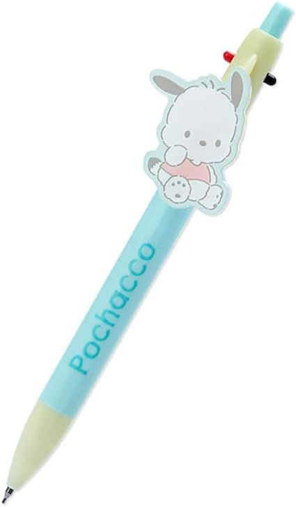 Sanrio 2-Color Ballpoint Pen & Mechanical Pencil Pochacco (Plushie)