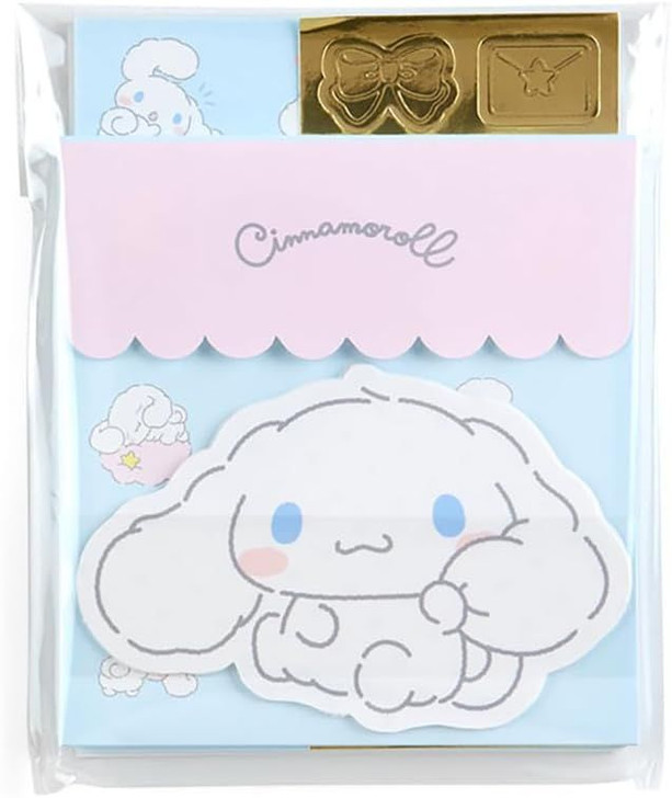 Sanrio Mini Letter Set Cinnamoroll (Plushie Design Stationery)