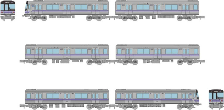 Tomytec Nagoya City Transportation Bureau Meijo Line Type 2000 Late Type 6 Cars Set (N scale)