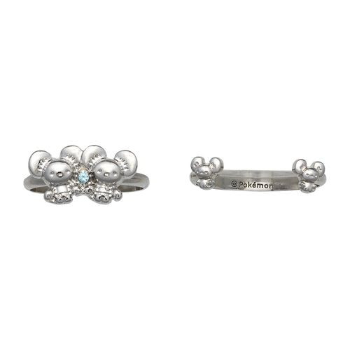 Pokemon Center Original Rings Set Tandemaus (WAKKA de IKKA)