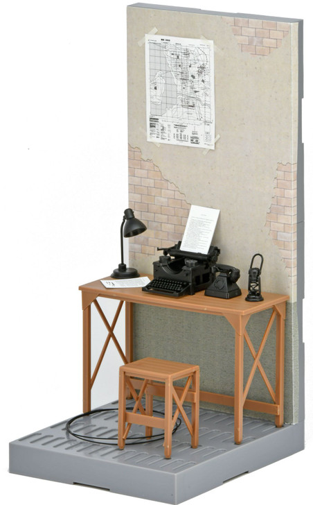 Tomytec Military Series 1/12 Little Armory LD045 Military Office A Plastic Model