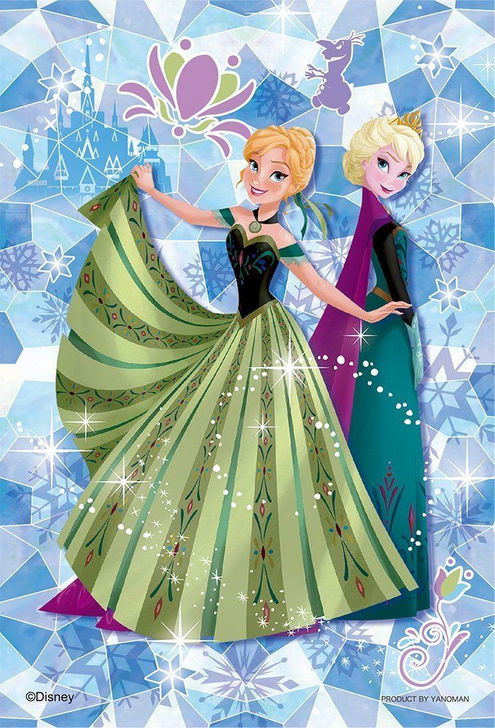 Yanoman Prism Art Jigsaw Petit Puzzle 97-65 Disney Frozen (70 Pieces) (4979817970652)
