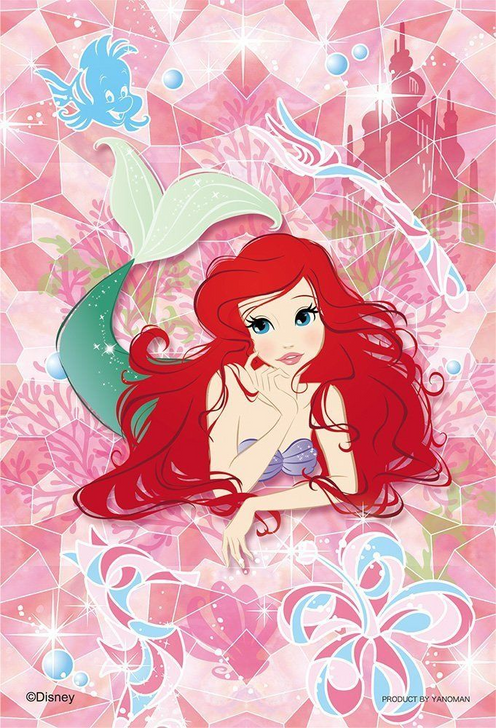 Yanoman Prism Art Jigsaw Petit Puzzle 97-67 Disney Little Mermaid Ariel (70 Pcs)