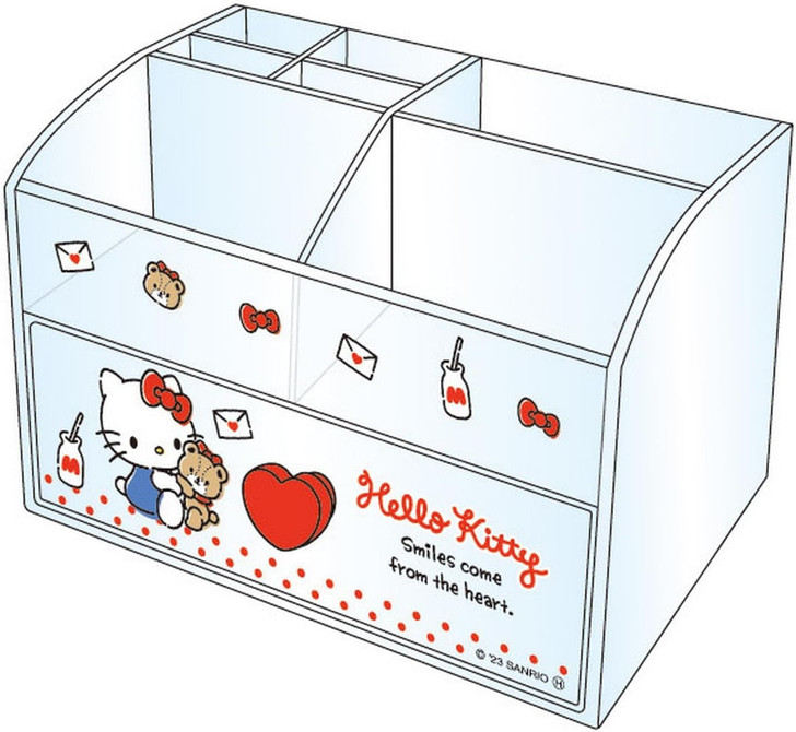 Kcompany Sanrio Cosmetic Storage Case Hello Kitty