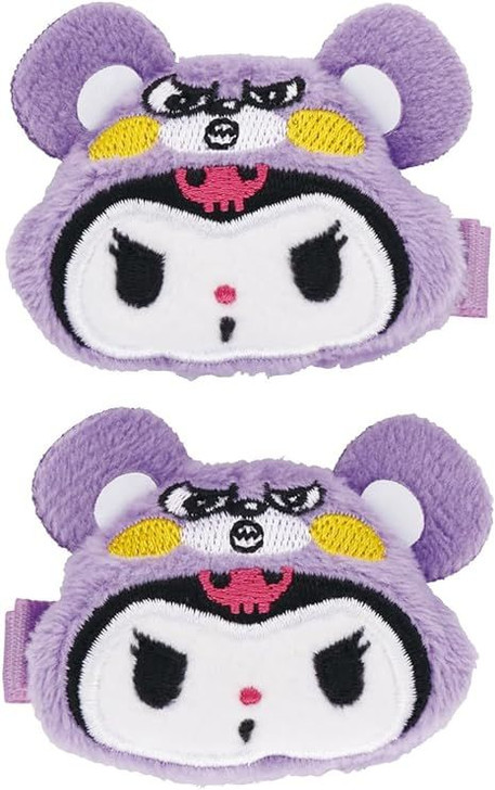 Skater Sanrio Multi Clip Kuromi (Panda Headgear)