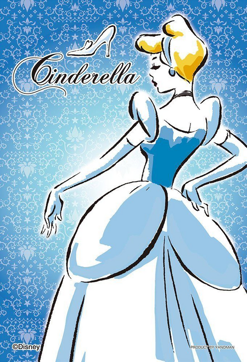 Yanoman Prism Art Jigsaw Petit Puzzle 97-72 Disney Cinderella (70 Pieces) (4979817970720)