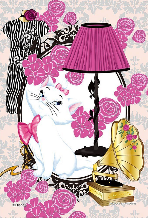 Yanoman Prism Art Jigsaw Petit Puzzle 97-91 Disney Aristocats Marie (70 Pieces) (4979817970911)