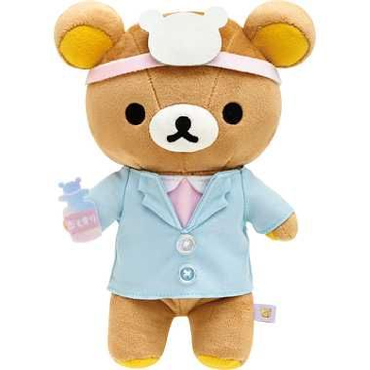 San-x Rilakkuma Collectible Plush Doll - Doctor Rilakkuma