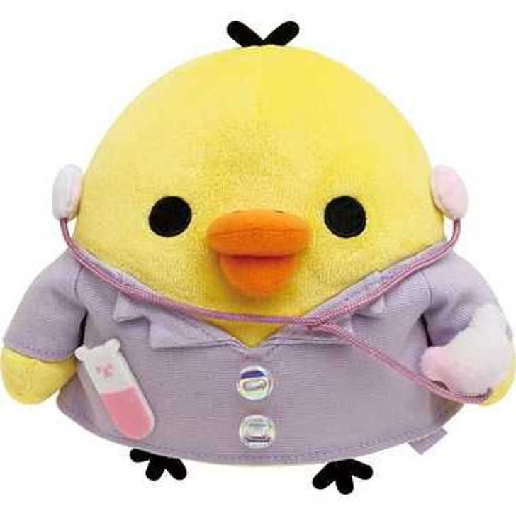 San-x Rilakkuma Collectible Plush Doll - Doctor Kiiroitori