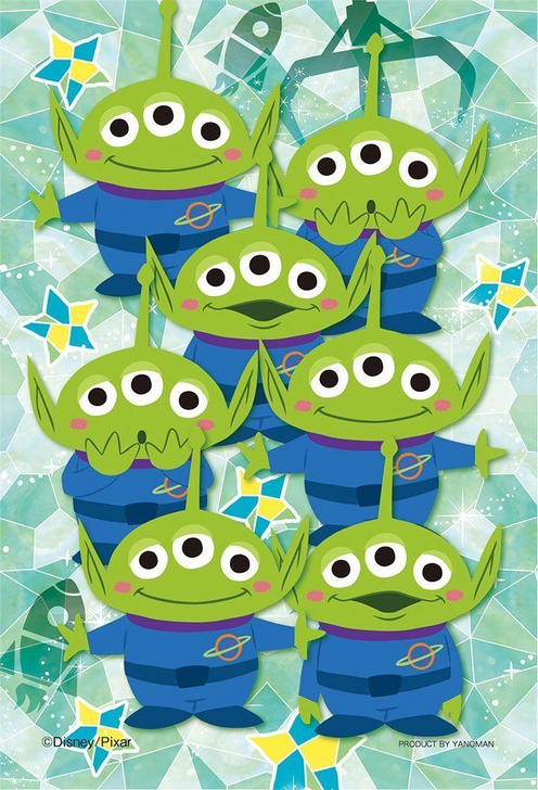 Yanoman Prism Art Jigsaw Petit Puzzle 97-97 Disney Toy Story Alien (70 Pieces) (4979817970973)