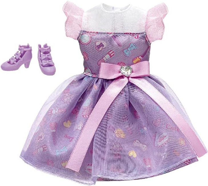 Takara Tomy Licca Doll Dress Set Cosmetic Purple (My First Dress)