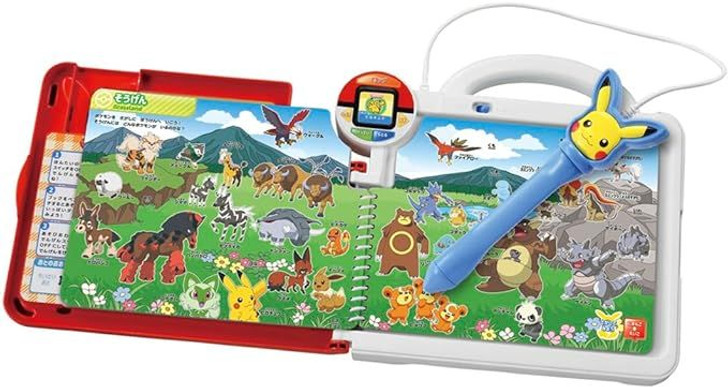 Takara Tomy Full of Pokemon! Scratch and Trace Words Play Electronic Book Toy