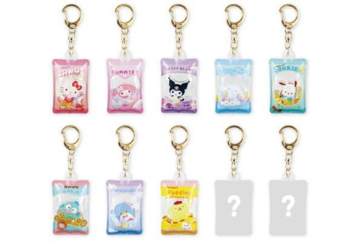 T's Factory Sanrio Characters Keychain Secret Sweets Collection - 10Pcs Complete Box