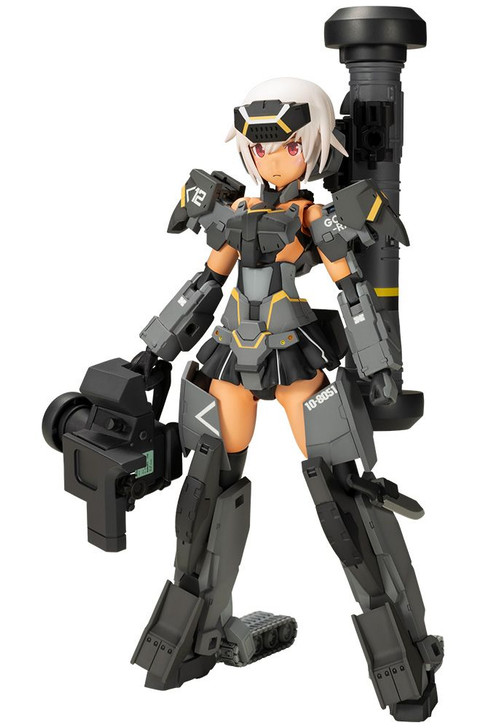 Kotobukiya Frame Arms Girl Gourai-Kai [Black] with FGM148 Type Anti-tank Missile Plastic Model