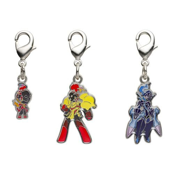 Pokemon Center Original Nationwide Pokedex Metal Charm Set / Charcadet Armarouge Ceruledge (935, 936, 937)