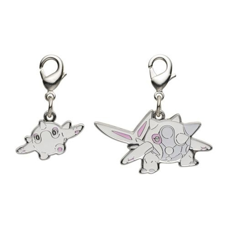 Pokemon Center Original Nationwide Pokedex Metal Charm Set / Cetoddle Cetitan (974, 975)