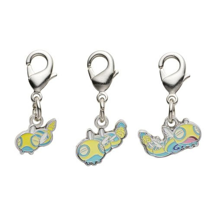 Pokemon Center Original Nationwide Pokedex Metal Charm Set / Dudunsparce (206, 982)