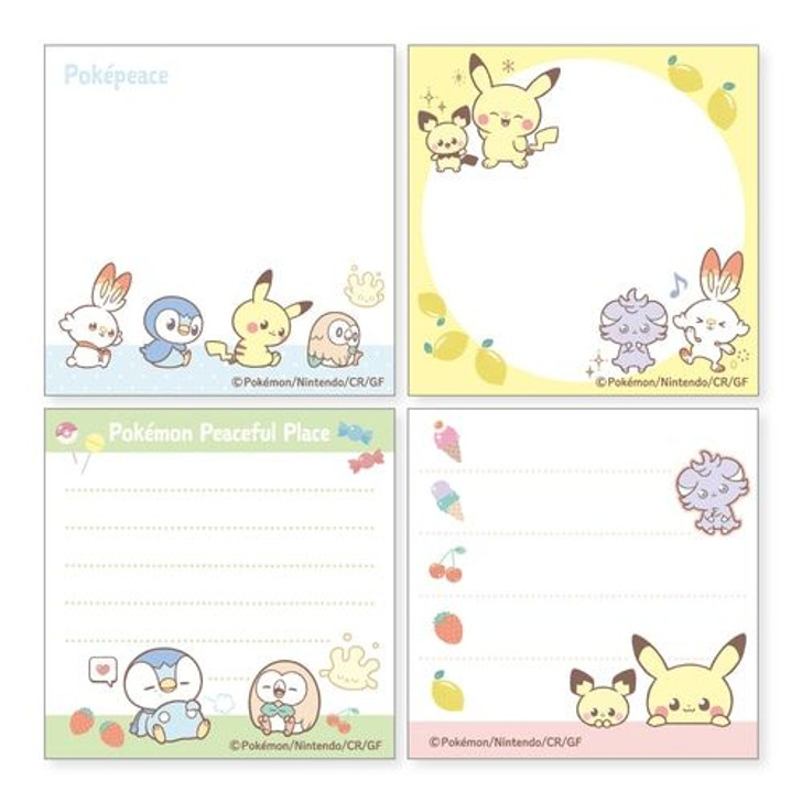 Pokemon Center Original Pokemon Center Original Sticky Note Set B Pokepeace