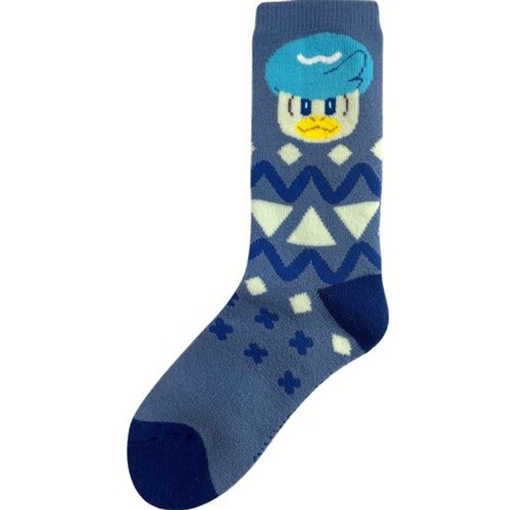 Pokemon Center Original Poka Poka Room Socks Quaxly Triangle (23~25cm)