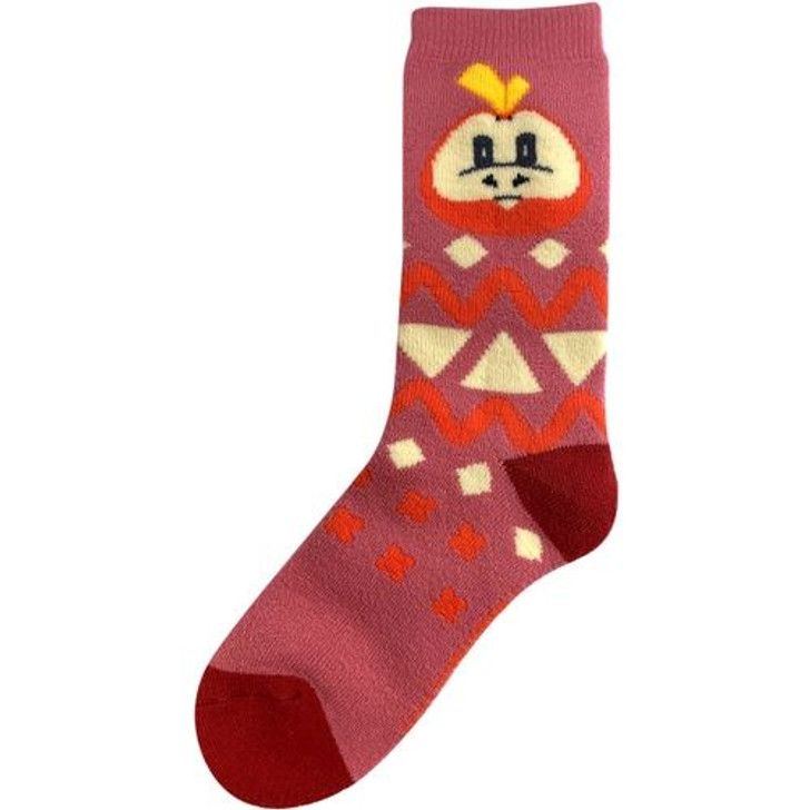 Pokemon Center Original Poka Poka Room Socks Fuecoco Triangle (23~25cm)