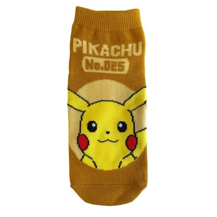 Pokemon Center Original Short Socks Pikachu Logo & Number (23~25cm)