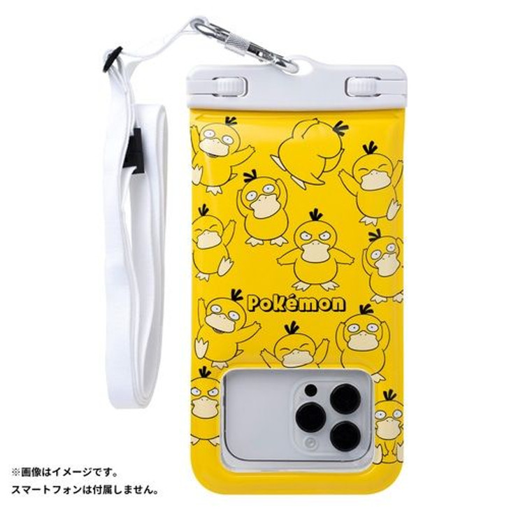 Pokemon Center Original DIVAID Smartphone Floating Waterproof Case Psyduck
