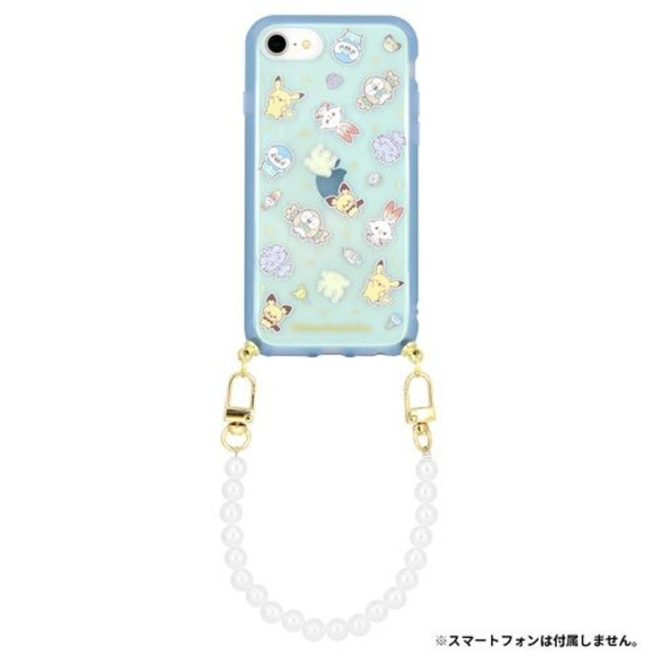 Pokemon Center Original PokePeace IIIIfit Case for iPhone SE (3rd/2nd gen.)/8/7/6s/6 with Pearl Strap - Everybody