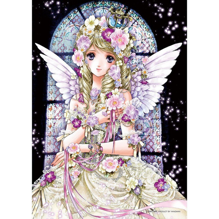 Yanoman Prism Art Jigsaw Puzzle 61-08 Flower Girl Viola (108 Pieces) (4979817340080)