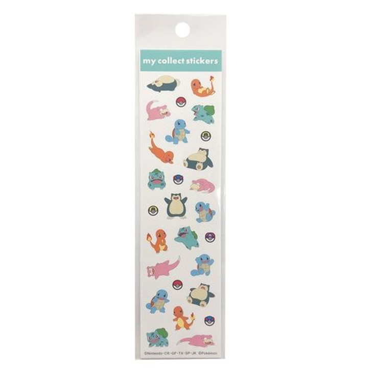 Pokemon Center Original My Collect Stickers Set - Mix 1