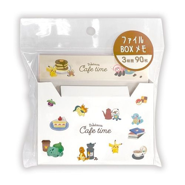 Pokemon Center Original File Box Memo / Cafe Time