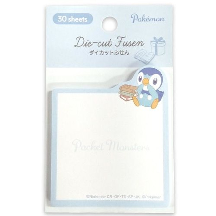 Pokemon Center Original Die-Cut Sticky Notes - Piplup