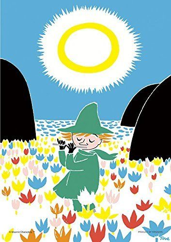 Yanoman Prism Art Jigsaw Puzzle 61-15 Moomin Snufkin (108 Pieces) (4979817340158)