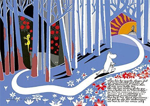Yanoman Prism Art Jigsaw Puzzle 61-16 Moomin Forest (108 Pieces) (4979817340165)