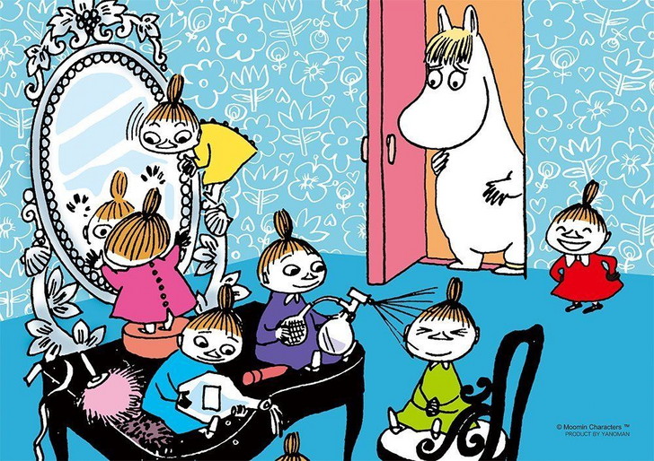 Yanoman Prism Art Jigsaw Puzzle 61-17 Moomin Little My (108 Pieces) (4979817340172)