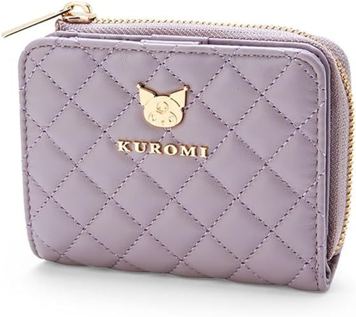 Sanrio Quilted Two-Fold Wallet - Kuromi
