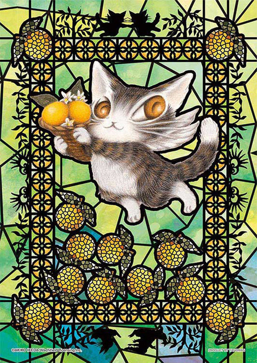Yanoman Prism Art Jigsaw Puzzle 61-34 Wachi Field Orange and Dayan (108 Pieces) (4979817340349)